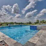 modern swimming pool in the country